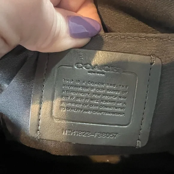 Coach Gold Metallic and Python Embossed Domed Sierra Satchel - Picture 8 of 12